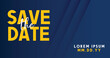 © JK2507 - Save the date banner. Can be used for business, marketing and advertising. logo graphic design of event summit made for Technology and upcoming events.