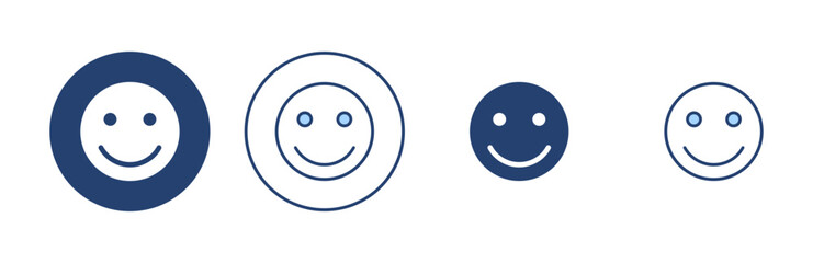 Smile icon vector. smile emoticon icon. feedback sign and symbol