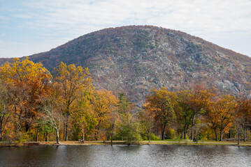 Poster - Bear mountain in the fall 