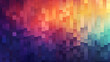 Abstract wallpaper background using pixel art techniques, playing with pixel patterns and color gradients for a retro yet modern look