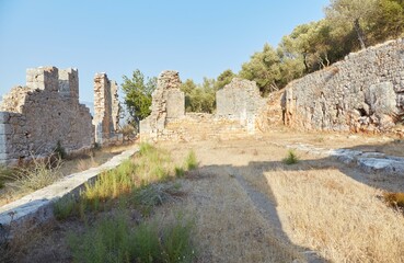 Wall Mural - The ancient Lycian ruins of Andriake, located in Demre, Turkey
