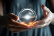 © venusvi - future technology concept,Woman's hand touching. Metaverse universe. Digital transformation concept for the next generation technology