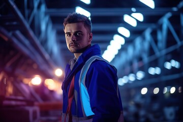 Aufkleber - professional industrial engineers in hard hats. working at heavy industry manufacturing factory,maintenance service check for safety first.