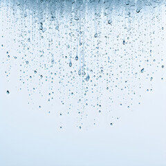 Rainwater flows on clear glass abstract background pictures