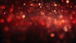 © tashechka - Abstract red bokeh Christmas background