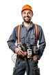 © tong2530 - A smiling electrician isolated on transparent background.