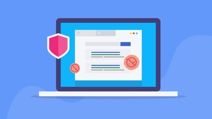Wall Mural - data privacy, safety. search engine browser cookie tracking, stop third party cookie integration, da