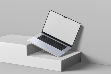 Wall Mural - Laptop 16 inc blank mockup