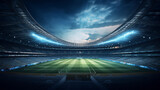 Fototapeta Sport - Luxury of Football stadium 3d rendering, Illustration