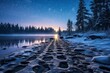 Winter Wildlife Tracks - Generative AI