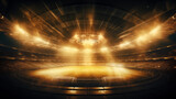Fototapeta Przestrzenne - Luxury of Football stadium 3d rendering, Illustration