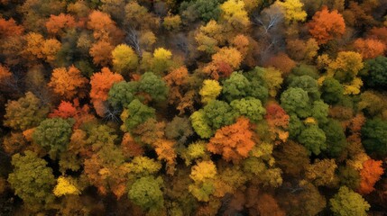 nature color vibrant beautiful overhead illustration ful fall, scenic above, wood leaves nature color vibrant beautiful overhead