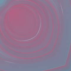 Aufkleber - A close-up of a pink and blue shape. Optical illusion. Digital background. 3D rendering illustration