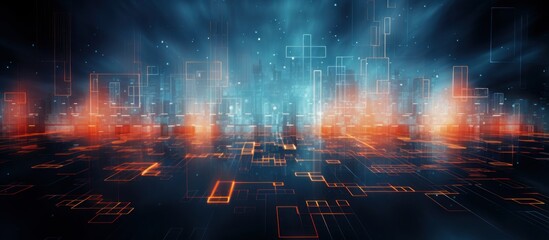 Modern technology abstract background