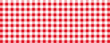 red and white checkered pattern tablecloth background texture