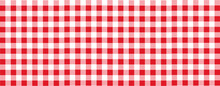 Red And White Checkered Pattern