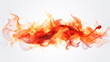 © Yuwarin - flames on white background