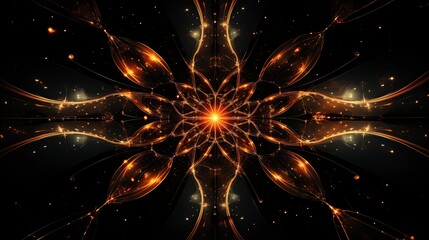 Wall Mural - abstract fractal background with space. explosion of light. abstract fractal. fractal art background