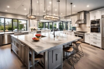 modern kitchen interior