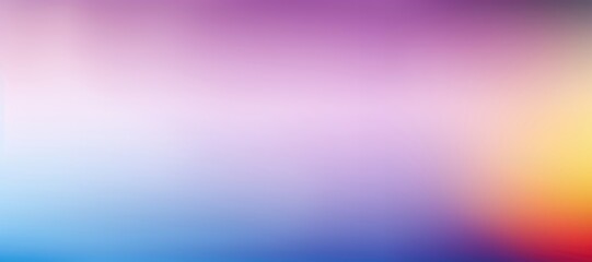 Wall Mural - in a wide-format composition, a seamless color gradient shapes a visually captivating abstract backg