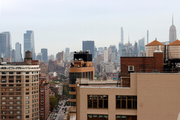 Wall Mural - Skyline of New York seen from lower Manhattan