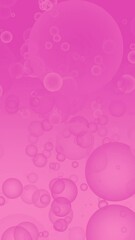 Wall Mural - pink bubbles on pink. abstract vertical pink background video.