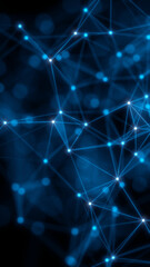 Concept of Network, internet communication. 3d rendering