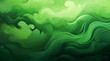 A Lush Green Artistic Feathery Background