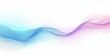 Abstract dot particles wavy flowing curve pattern by colorful gradient blue purple pink on white background in concept of technology, science, music, modern, Generative AI