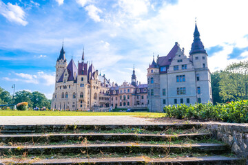 Wall Mural - Palace in Moszna. Historic residence located in the Opole Voivodeship. Upper Silesia, Poland.