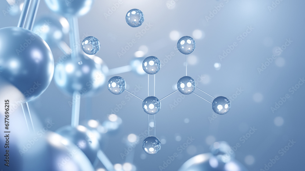 sodium metabisulfite molecular structure 3d, flat model, antioxidant e223, structural chemical formula view from a microscope