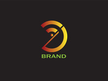 Letter logo. wifi logo . c letter logo