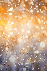 Canvas Print - Sparkling Shimmering Golden Abstract Background	