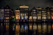Holland. Evening Amsterdam. Zaanse Schans. Mills.