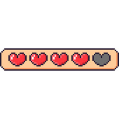 Poster - Pixel Heart Icon