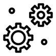 gear vector design icon . Svg