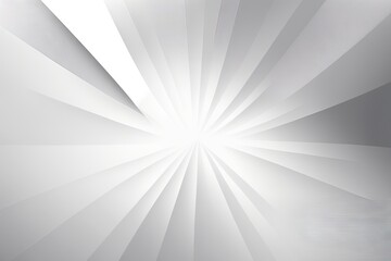 Canvas Print - Abstract white and gray background with light rays