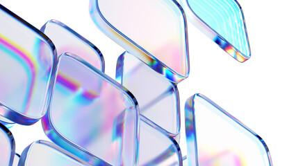 background design, abstract geometric blocks, 3d render