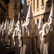 Holy Week procession in Spain.