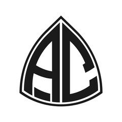 Sticker - AC letter logo