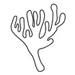 © Ibnu - Seaweed Coral Icon Lines Style Vector Illustration