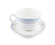 coffee cup with saucer isolated