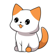 Poster - cat mascot cheerful