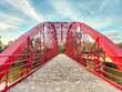 Villafranca de Córdoba, Puente de hierro rojo, San Francisco, vía verde,