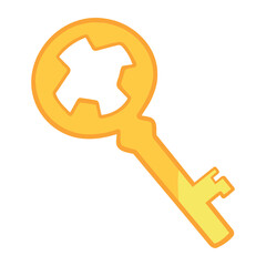 Sticker - key video game design icon