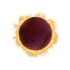 Wall Mural - total solar eclipse, astronomical phenomenon