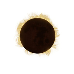 Wall Mural - total solar eclipse, astronomical phenomenon