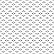 Seamless pattern with diamonds ornament. Lozenge illustration. Repeated rhombuses background. Ornamental wallpaper. Mosaic motif. Digital paper with diamond shapes. Textile print, web design.
