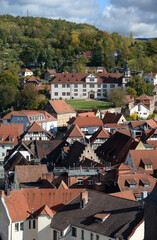 Wall Mural - Blick von der Kirche St. Georg in Schmalkalden