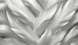 abstract 3d white background organic shapes seamless pattern texture white bird feathers